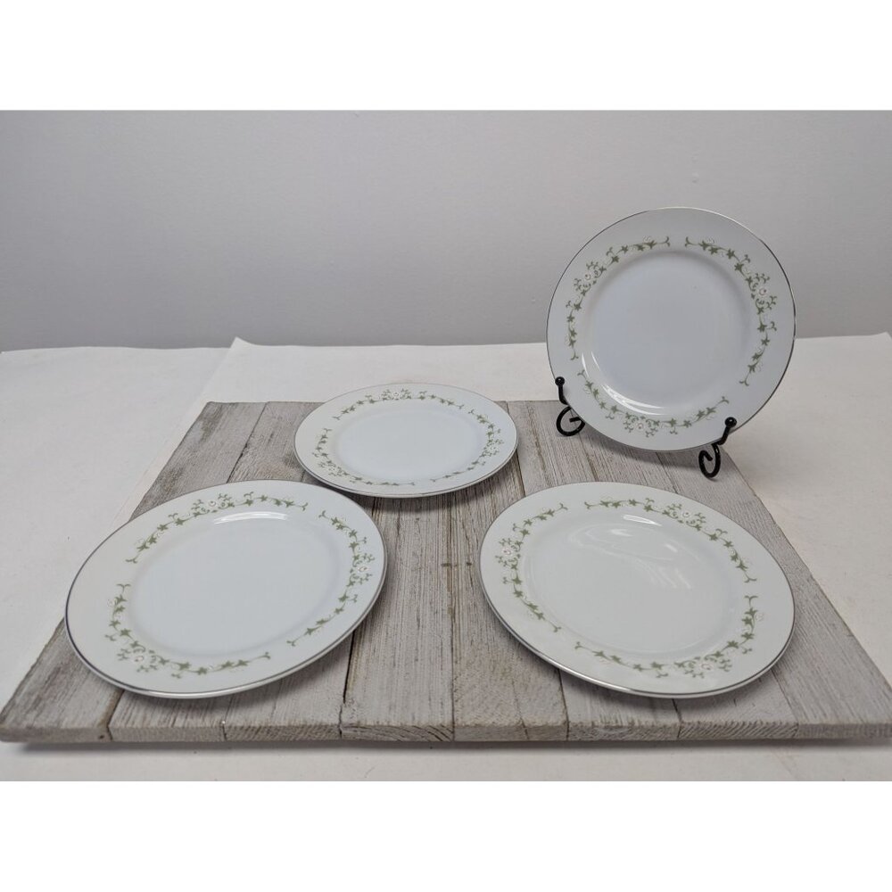 Set of 4 Sheffield China Japan Elegance 6 3/8" Dessert Bread Plates